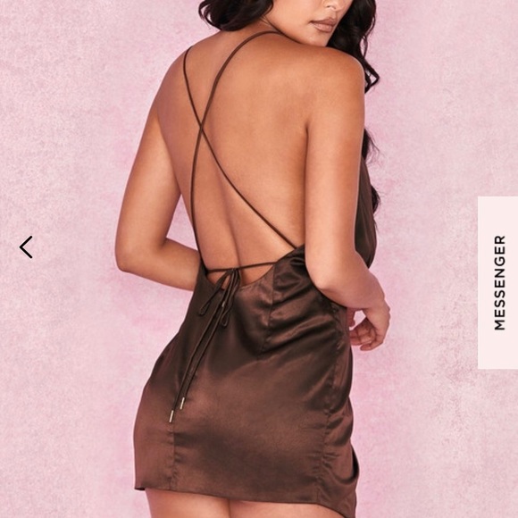 House of CB helaina satin dress - Picture 2 of 5